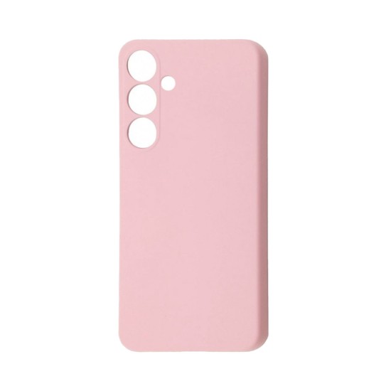 Silicone Case with Camera shield for Samsung Galaxy S24 Plus Pink